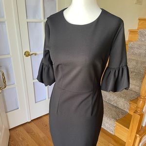 BLACK DONNA MORGAN DRESS